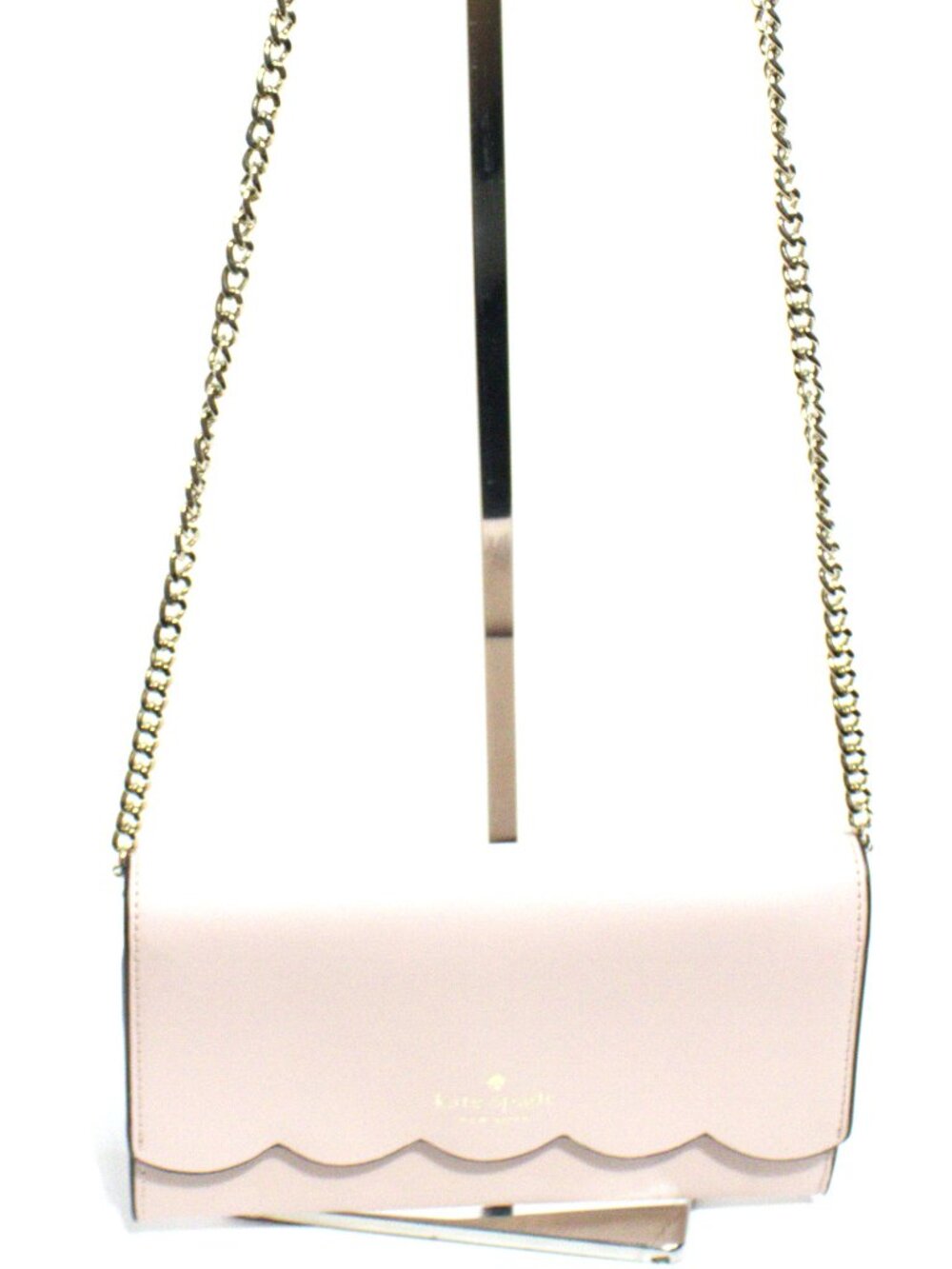 Kate Spade, Pink Leather Gemma Crossbody with Gold Hardware, Small